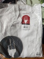 Chef Works Lyon Executive Chef Coat - WHITE , SIZE 36