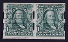 CKStamps: US Stamps Collection Scott#314 1c Franklin Used Vending Machine
