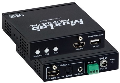 MuxLab 500438 HDMI Video Scaler, 4K/60, NEW