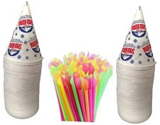 Concession Essentials 100 Count 6oz Snow Cone...