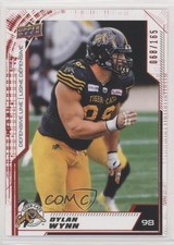 2020 Upper Deck CFL Red 68/165 Dylan Wynn #155 r6v