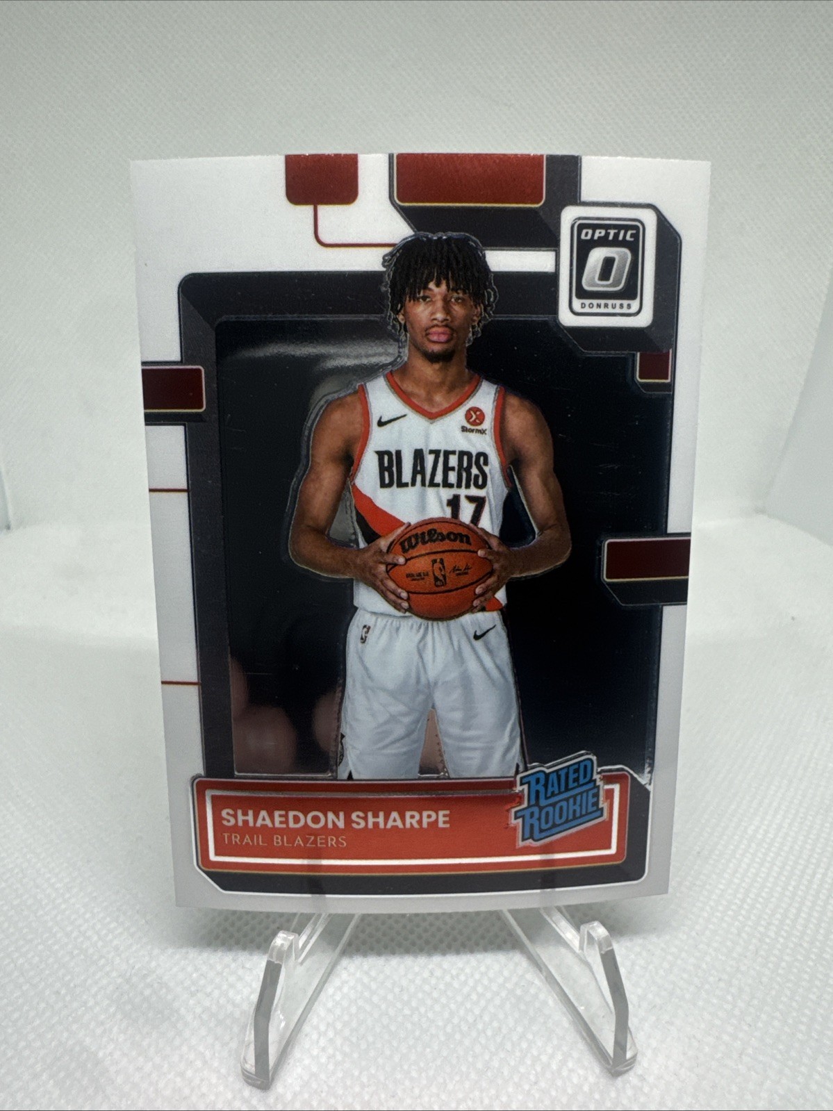2022-23 Panini Donruss Optic Rated Rookie Shaedon Sharpe #249 (RC) Blazers