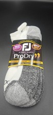 FootJoy Men's ProDry Advanced Golf Comfort Socks Cushioned 2 Pairs Ankle 12-15