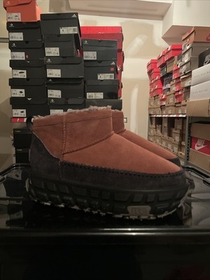 UGG Venture Daze Ultra Mini Red Jasper/Black Brown 1158200-RJS Men's sz9