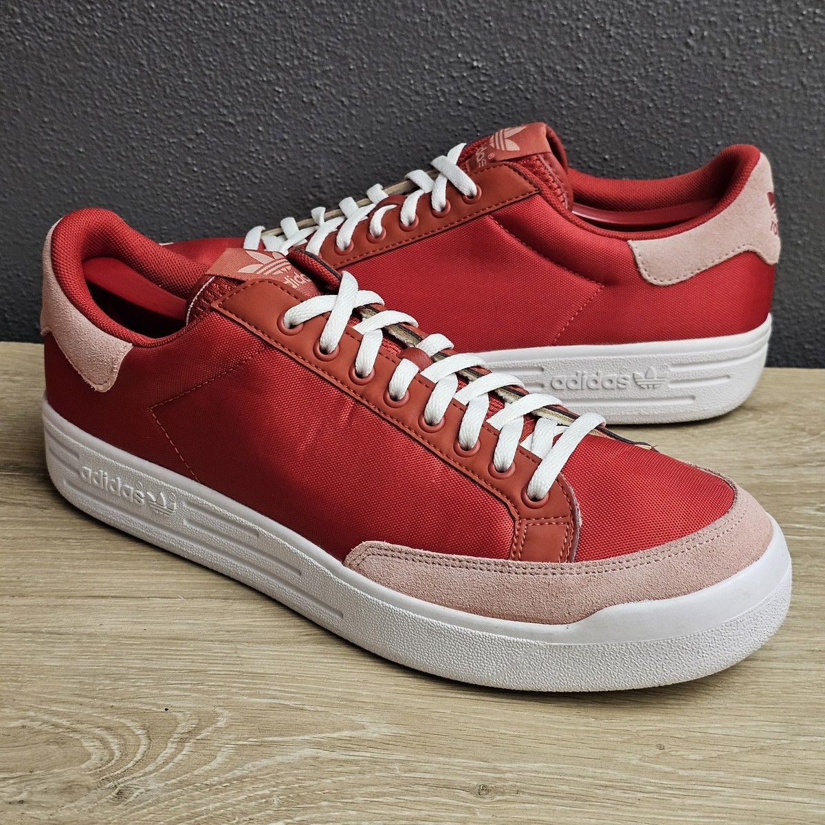 Adidas Rod Laver Mens Shoes Size 11 Tennis Sneakers Valentine Red
