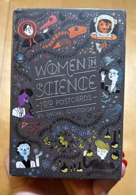  Women in Science: 100 Postcards  By Rachel Ignotofsky New Sealed In Box