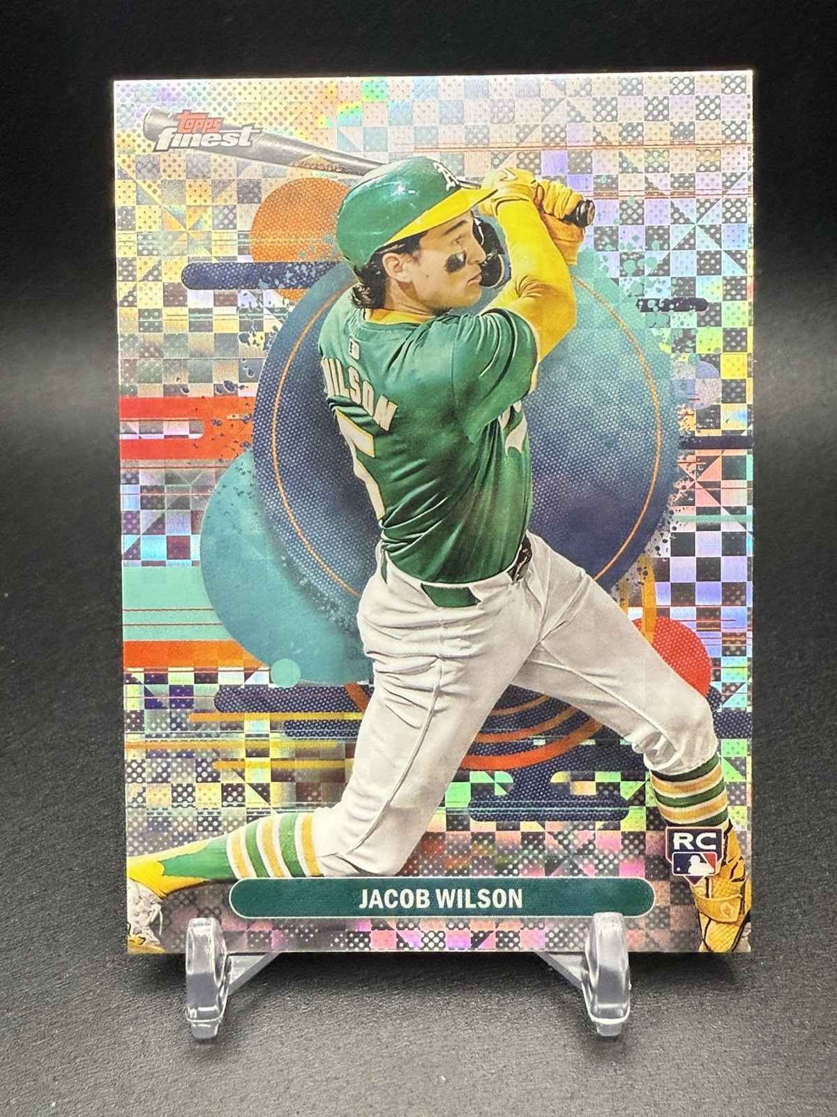 2025 Topps Finest Jacob Wilson Rookie Uncommon Checkerboard #109