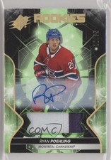 2019-20 SPx Rookies Premium Material Autos 10/35 Ryan Poehling #68 Auto 0g4