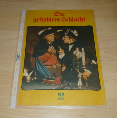 Progress Filmprogramm 33 / 72 - Die gestohlene Schlacht - Programmheft 1972 70er