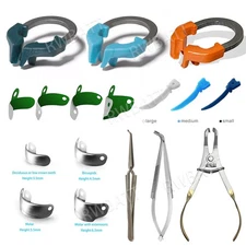 Dental Matrix Bands Ring Sectional Matrice Clamp Wedges Fit Palodent V3 System