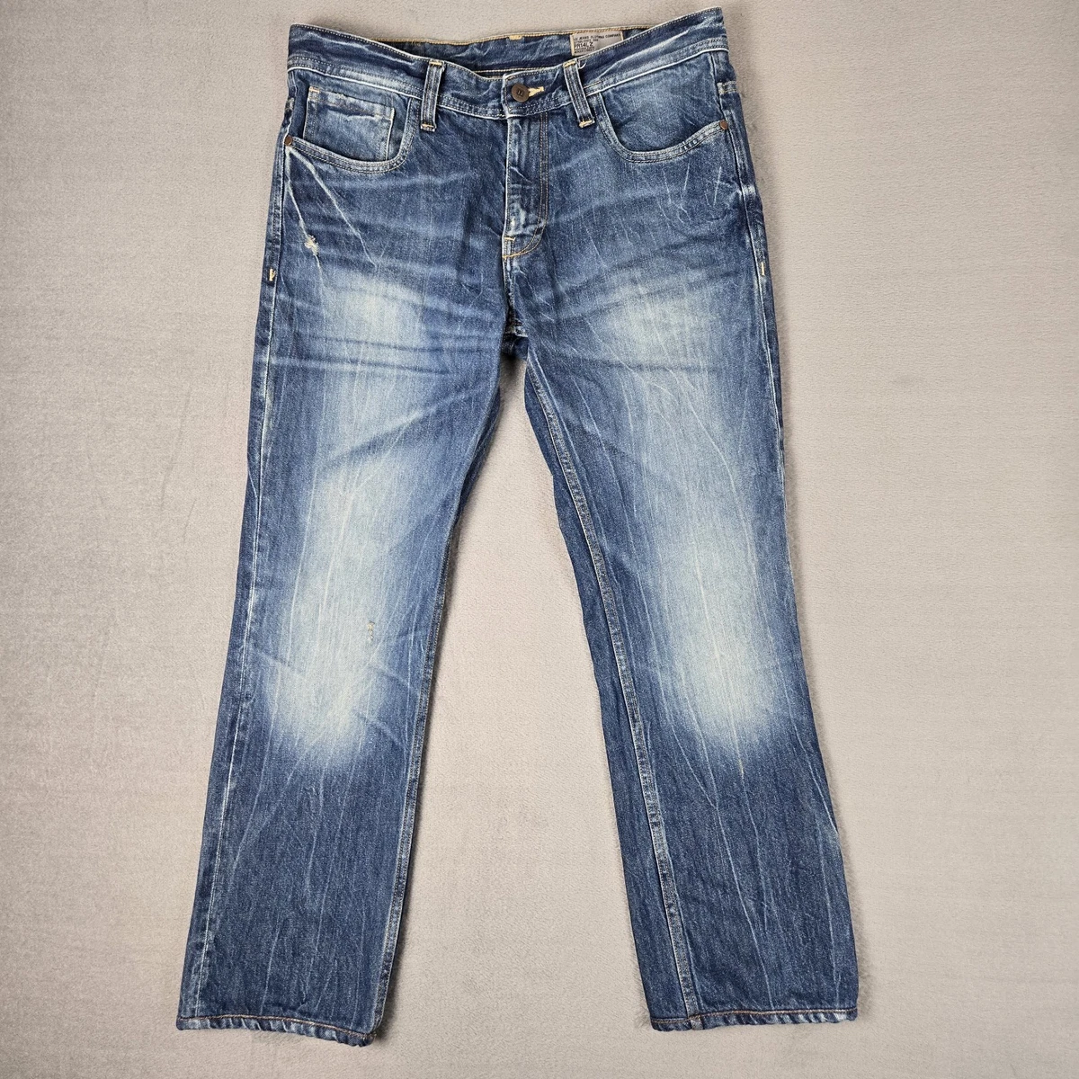 Jeans Voi RUUD Taille 30 Jambe 32 Bleu Délavé Homme - Occasion Très Bon État