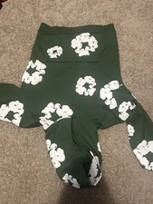 Denim Tear Hoodie, Size, Small Green And White  