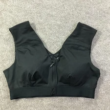 Tommie Copper Shoulder Support Sports Bra Womens XL Zip Front Gym Activewear