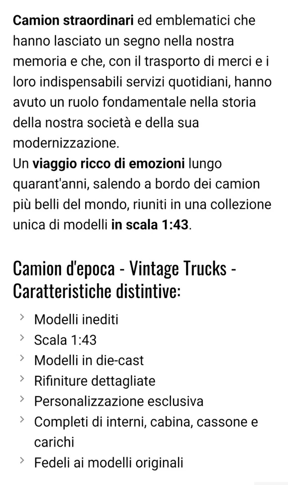 Camion D'epoca N82 Iveco 79.14 Italia 1983 Scala 1:43 Nuovo - Immagine 4 di 4