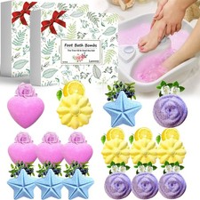 Bath Foot Bombs, Foot Soak with Bath Salt and Tea Tree Oil for