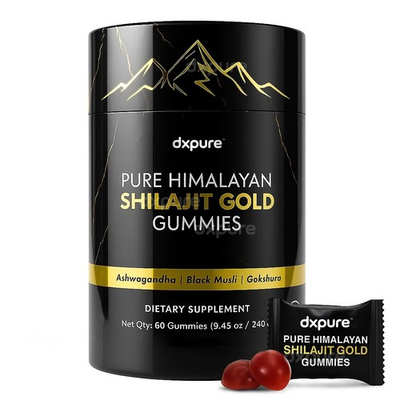 #ad #ad Pure Himalayan Shilajit Gold Gummies 3000mg With Ashwagandha Gokshura $15.98
