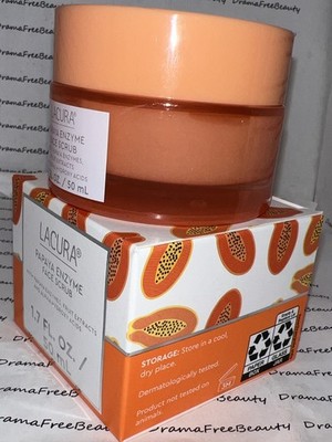 Lacura Papaya Enzyme Face Scrub w/Fruit Extracts & AHA's 50 ml
