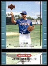 Alex Rodriguez 2002 Upper Deck Ovation #113 Texas Rangers FREE SHIP AutographDen