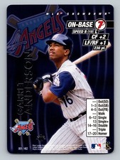 2001 MLB Showdown 1st Edition  Garret Anderson #001 Angels