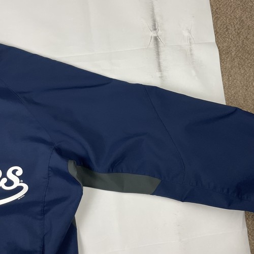 Nike 2014 New York Yankees 1/4 Quarter Zip Pullover Windbreaker Jacket SMALL - Picture 7 of 17