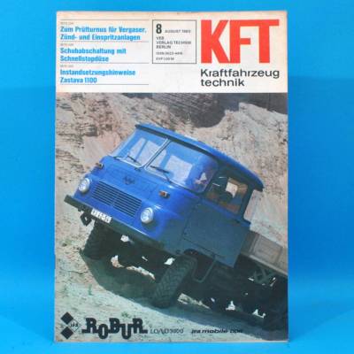 GDR KfT Kfahrzeugtechnik 8 1983 Citroen BX Robur Nissan Micra Skoda 120 H 69