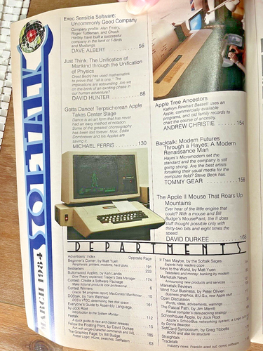 March 1984 Early Apple Computers Softalk Magazine Games Architecture Vtg A01617 - Picture 2 of 3