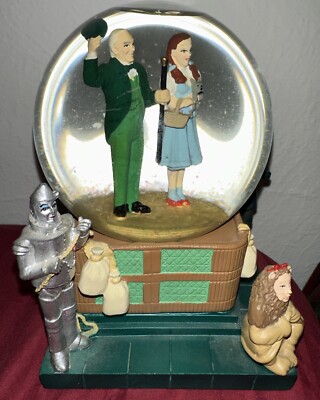 Wizard Of Oz Snow Globe Vintage 1998 Dorothy Tin Man Cowardly Lion Scarecrow
