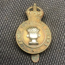 Original WW2 British Army Cap Badge - Catering Corps
