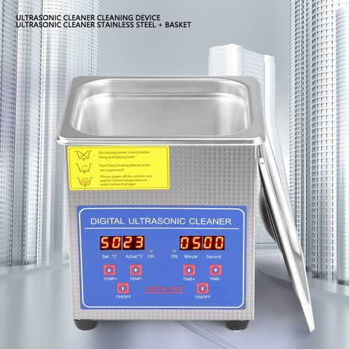 Digital Stainless Ultrasonic Cleaner Ultra Sonic Bath Cleaning Tank Timer Heater