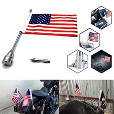 Motorrad Universal American Flagge USA Flagge Fahne Flag Fahnenmast Für Harley