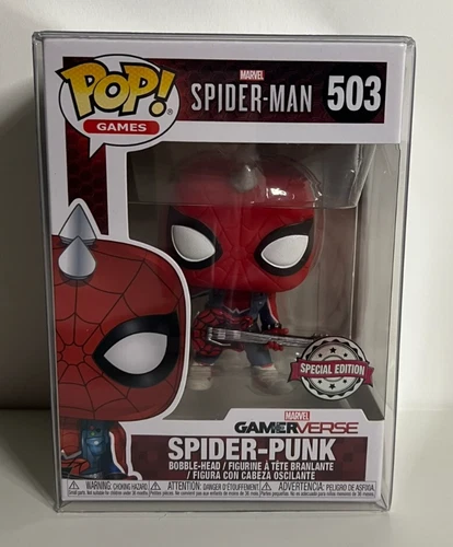 Marvel Spider-Man Gamerverse Spider-Punk Edición Especial Funko Pop! #503