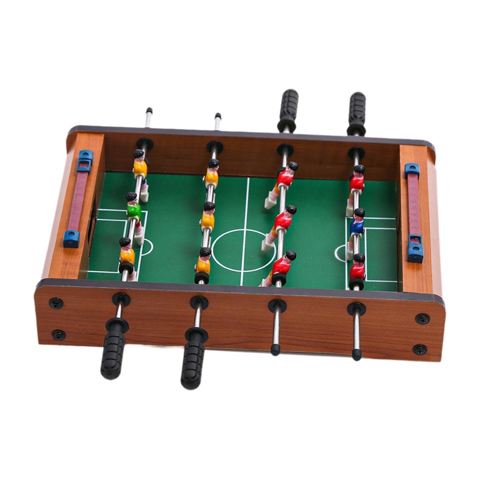 Tabletop Football Hand Eye Coordination Table Soccer Game for Playroom