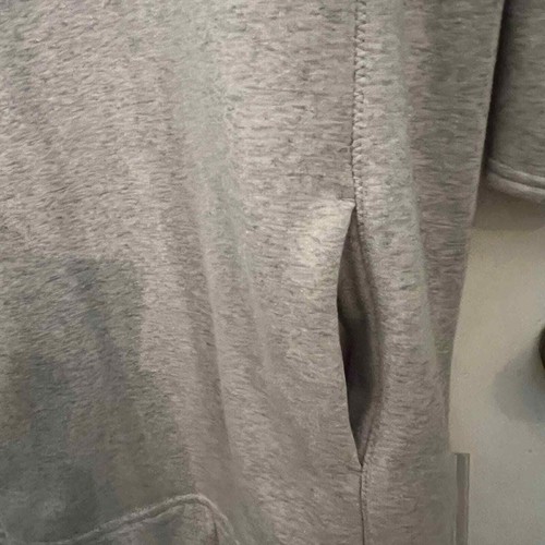 Athleta Cozy Karma Sweatshirt Tunic Dress Gray Full zip in Back XS Sporty Lounge - Picture 7 of 8