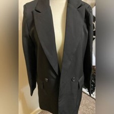 Women's Black Blazer Suit Jacket Size Small