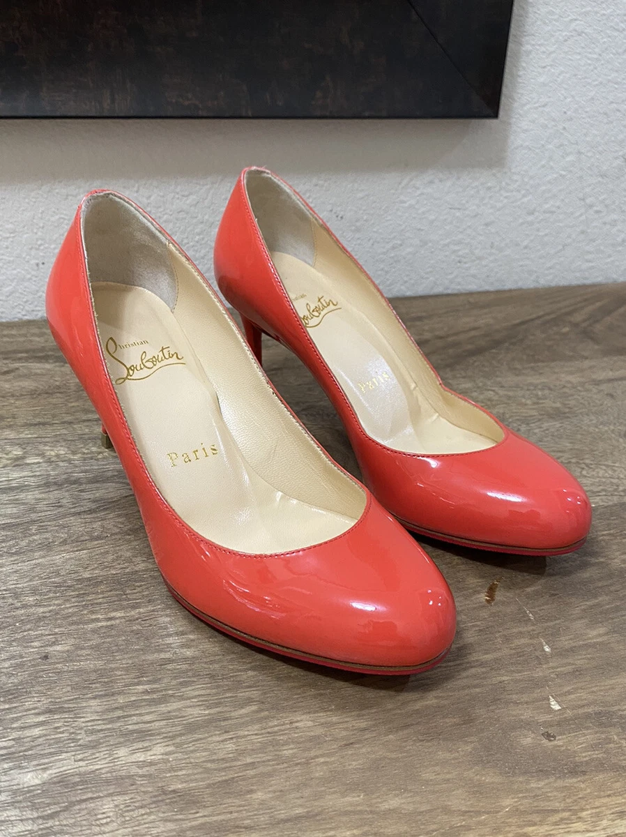 Coral sales patent shoes