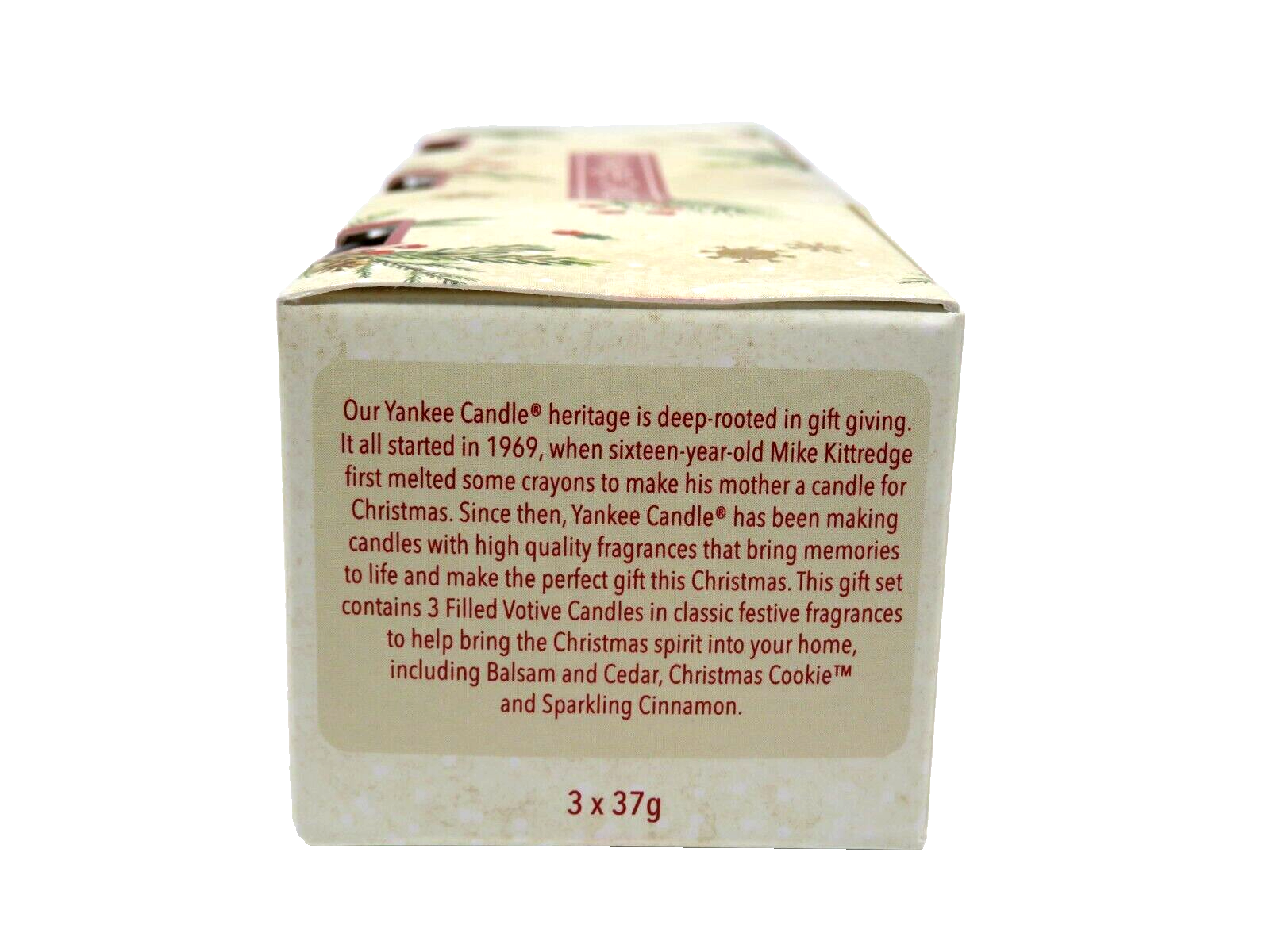 Yankee Candle Magical Christmas Morning Gift Set 3 Filled Glass Votives