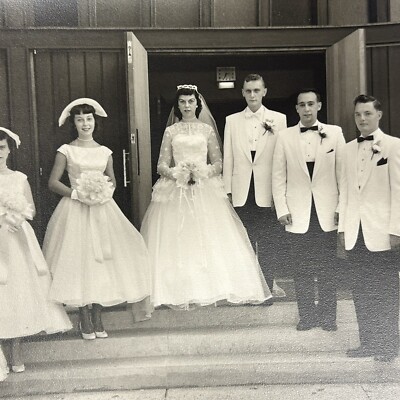 Vintage Photo Beautiful Women Ladies Men Bride Groom Fort Plain New York