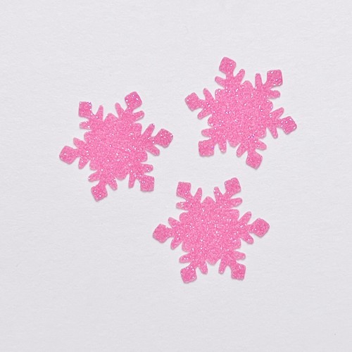 Glitter Snowflake Stickers! - Choose a Size & Color - Cute & Sparkly! - Picture 5 of 5