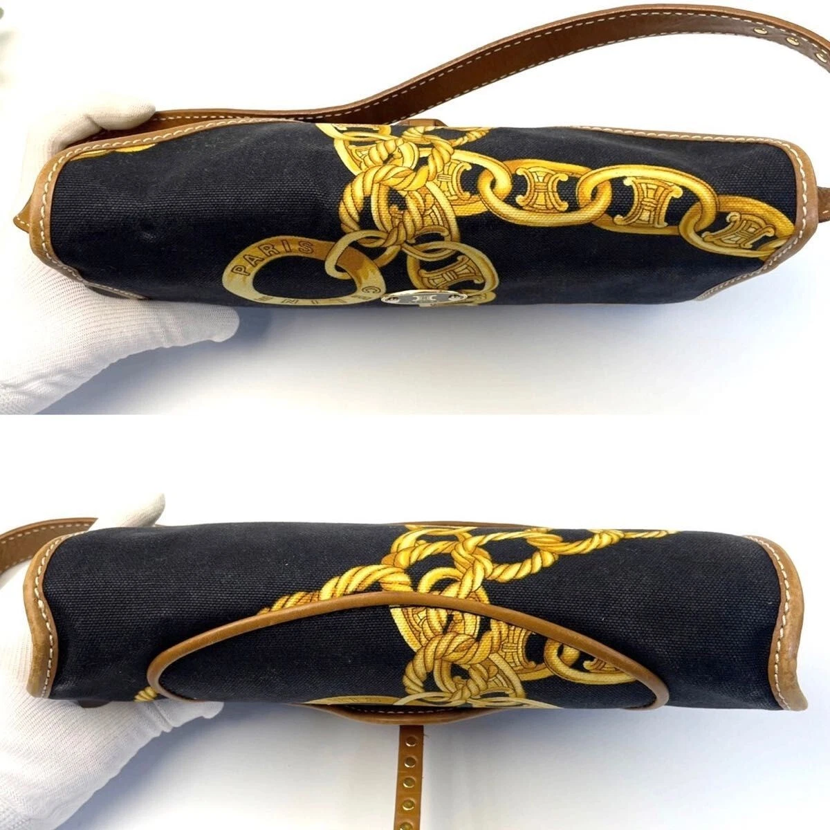 Borsa Celine Paulbot borsetta modello catena donna vintage vecchia Celine rara