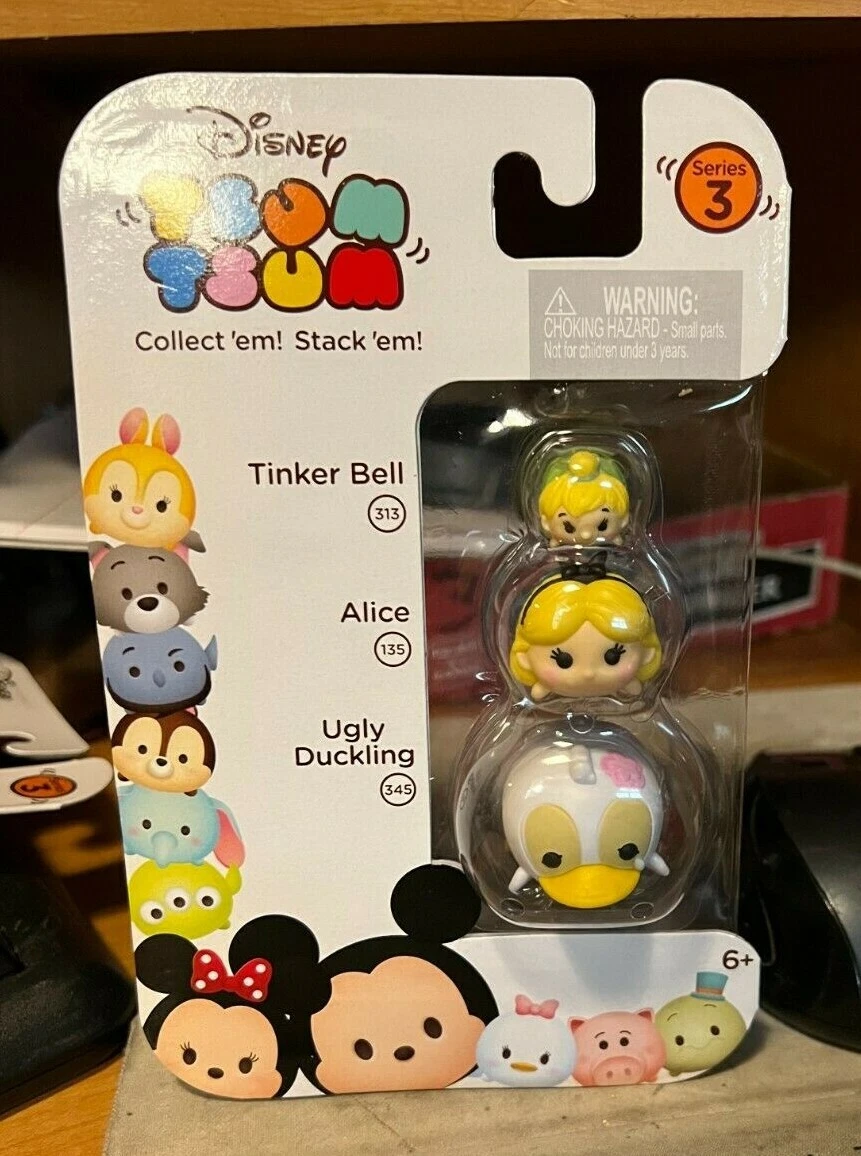 DISNEY SERIES 3 SUM TSUM NKERBELL ALICE UGLY DUCKLING NEW ON CARD