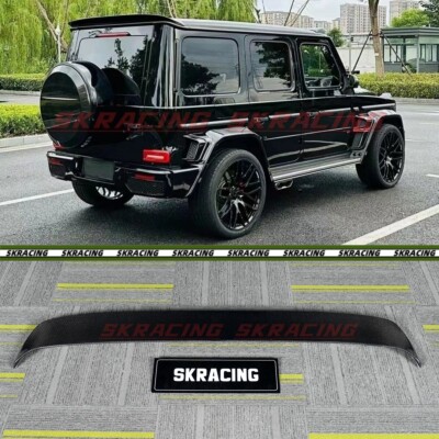 Real Carbon Fiber Rear Roof Spoiler Wing For Mercedes-Benz G63 G550 W464 2019-24