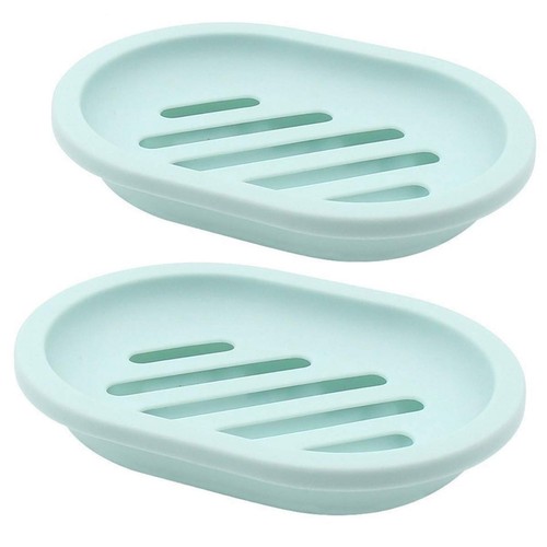 2-Pack Soap Dish Rack With Draining Soap Holder Soap Rack Cleaning Dry Soap Rack - Picture 23 of 24
