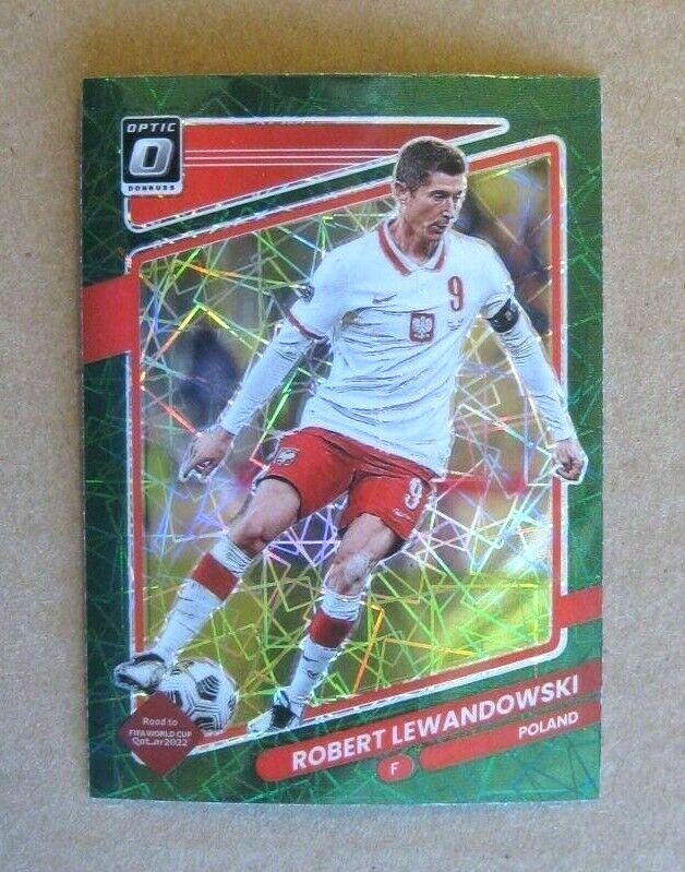 2021 2021-22 Panini Donruss Optic Robert Lewandowski #108, GREEN VELOCITY