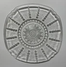 Vintage Federal Glass Columbia Chop Plate Platter 11”