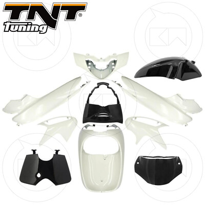 KIT VERKLEIDUNG 10 STÜCK VERKLEIDUNG ORIGINAL VERSION WEISS SCHWARZ HONDA SH 125 150 2006