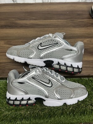 Nike Zoom Spiridon Caged 2 Metallic Silver - Size 9.5