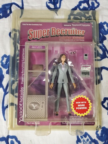 Yahoo! Hotjobs -Super Recruiter Limited Edition Action Figure Hiring Booth 2008