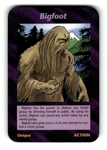Bigfoot card Unlimited INWO Illuminati New World Order - 第 1/4 張圖片