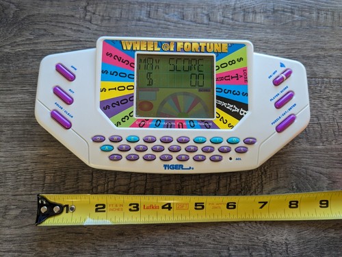 Vintage 1995 Tiger Electronics WHEEL OF FORTUNE Handheld Video Game WORKS - Picture 5 of 5