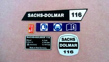 Zestaw naklejek do piły łańcuchowej Sachs-Dolmar 116